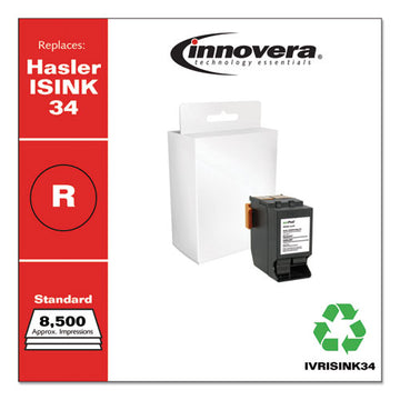 Innovera® Remanufactured Red Postage Meter Ink, Replacement For Hasler Isink34, 8,500 Page-yield freeshipping - TVN Wholesale